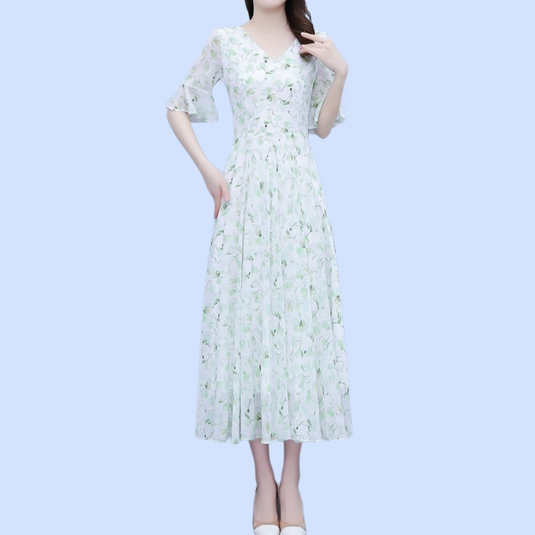 썸머 스윗 브이넥 원피스