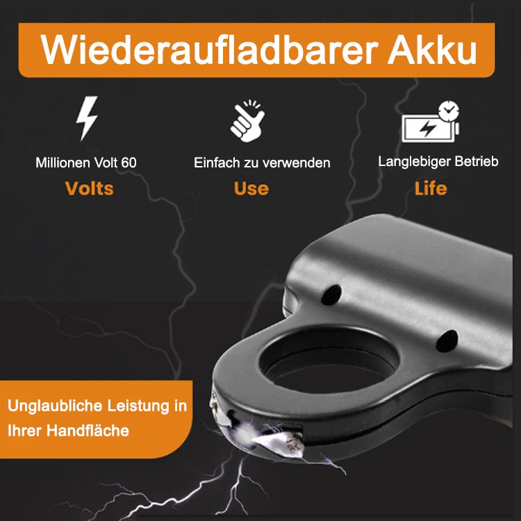 Finger-Schlüsselanhänger-Elektroschocker