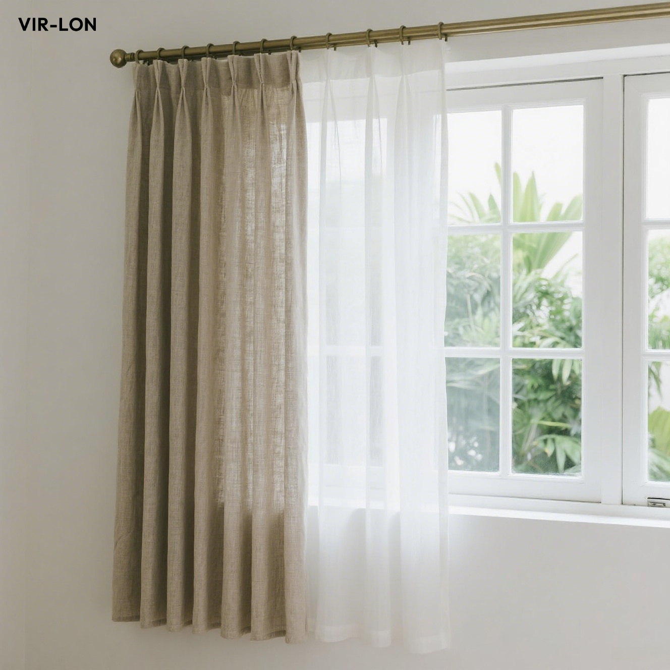 Detailansicht des Jacquard-Musters in Creme