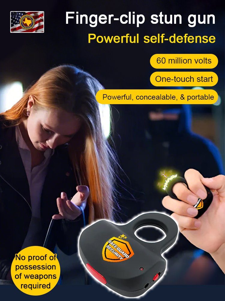 Finger key chain stun gun