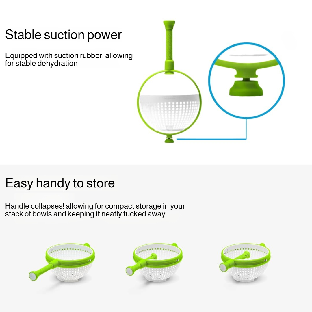 Vegetable Spinner and Draining Basket