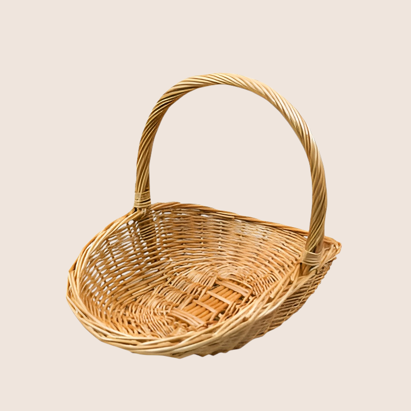 수제 대나무 부엌 간식 수납 바구니