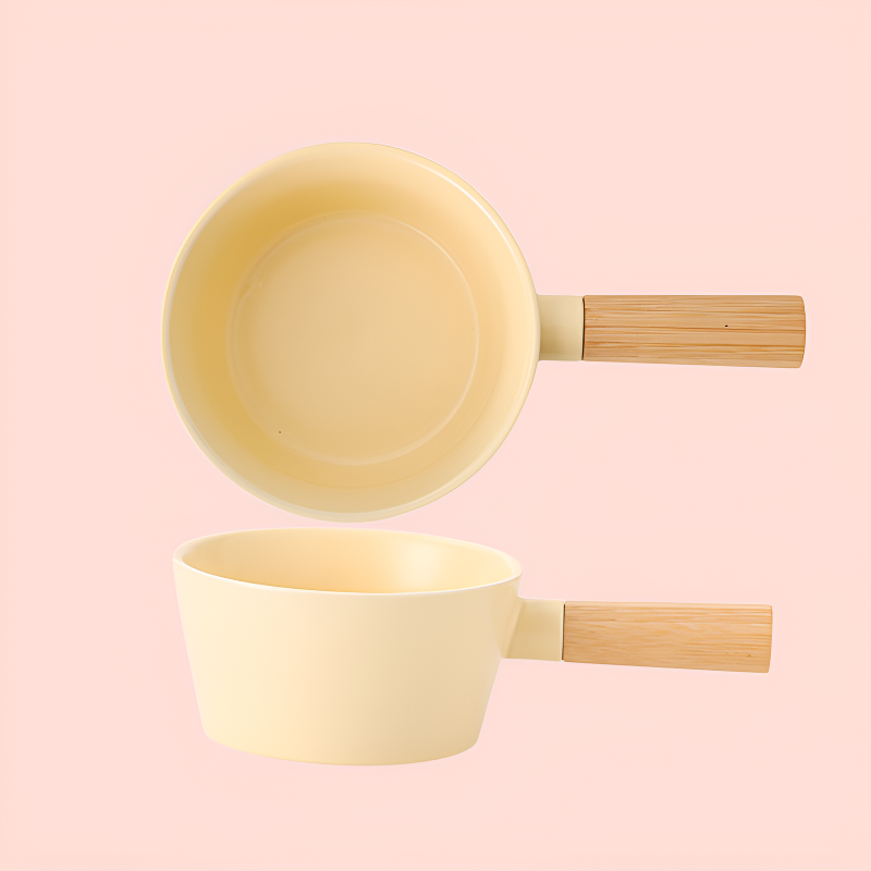 家庭用小麦焼きご飯ボウル サラダボウル 取っ手付きセラミックボウル