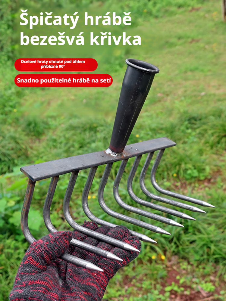 Multifunkční oddělitelné hrábě pro zemědělství