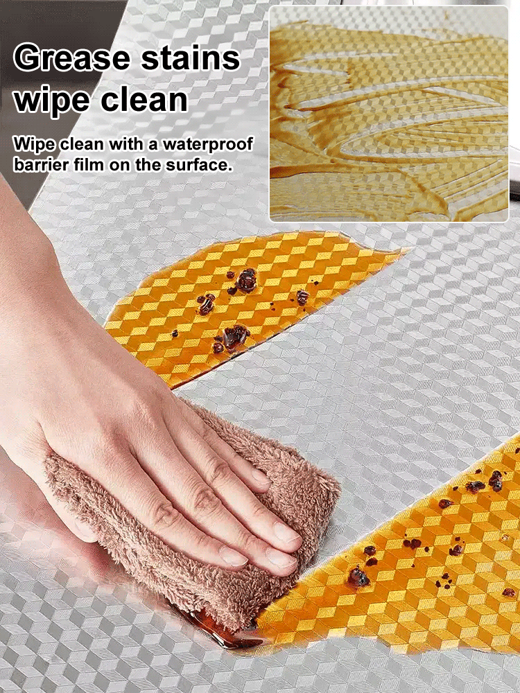 Kitchen oil-proof, waterproof and moisture-proof self-adhesive sticker