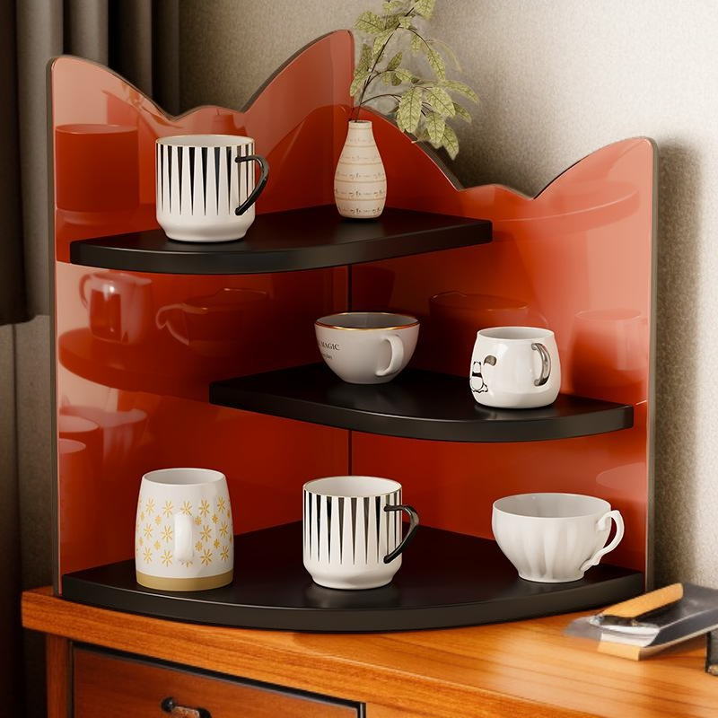 رف تخزين الأكواب الأكريليك