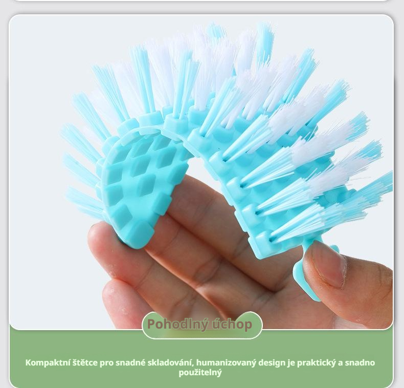 Ohebný kartáč pro těžko dostupná místa