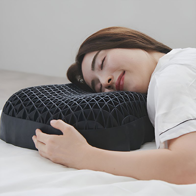 【목 보호 수면 도움】대나무 숯 펙틴 베개