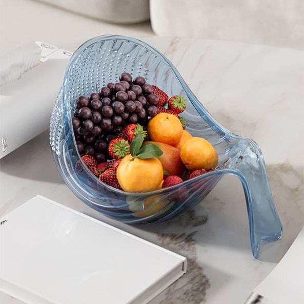 淘米收納多功能鯨魚瀝水籃