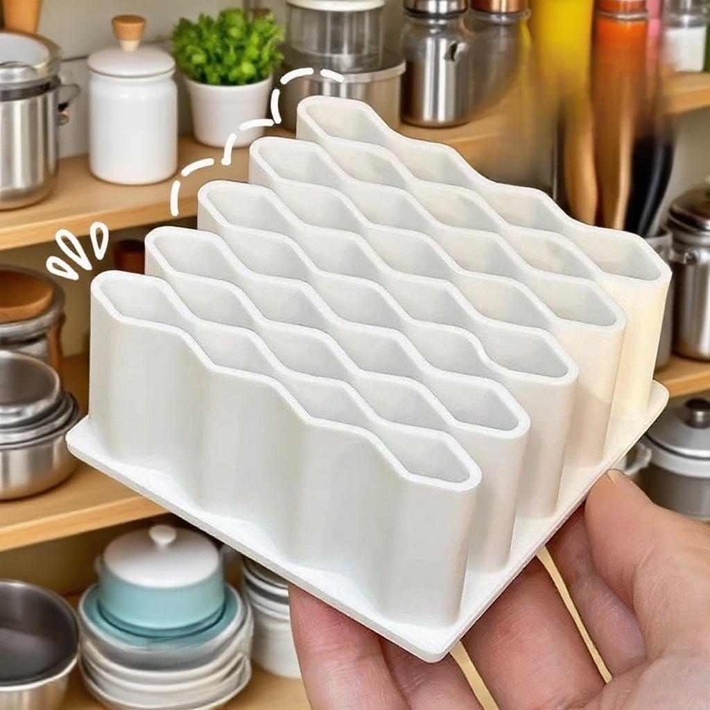 多功能管狀藥膏膠水分格收納架