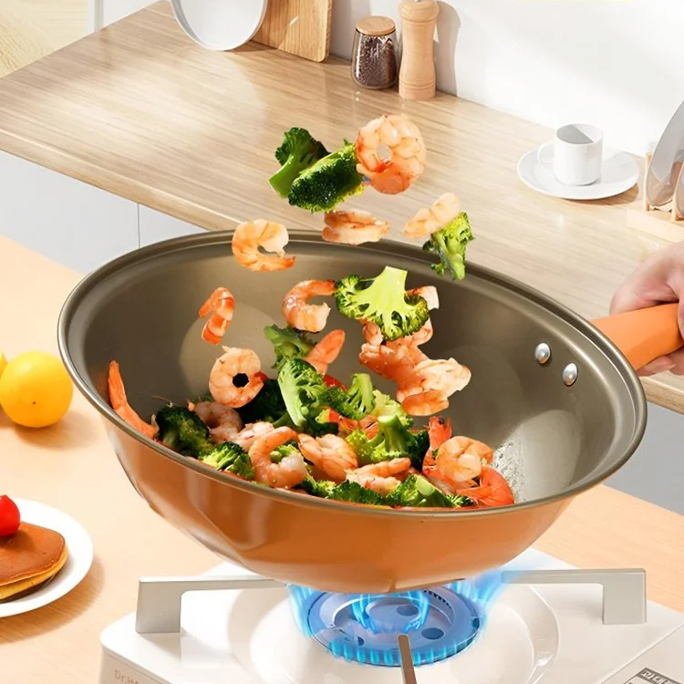 مقلاة ضغط مع طبقة التيتانيوم غير اللاصقة 