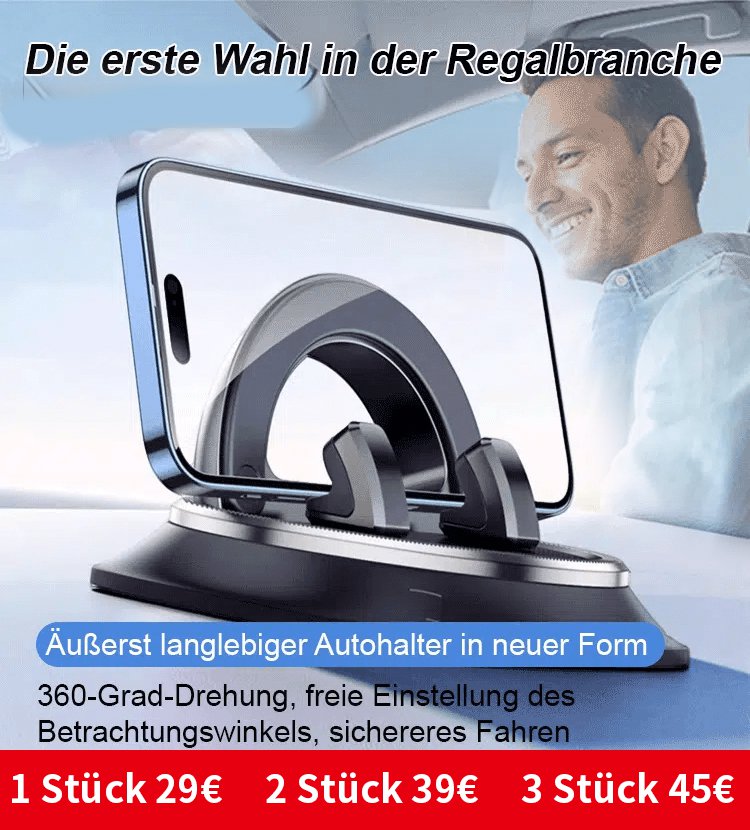 360 Grad drehbare Anti-Wackel-Halterung fürs Auto