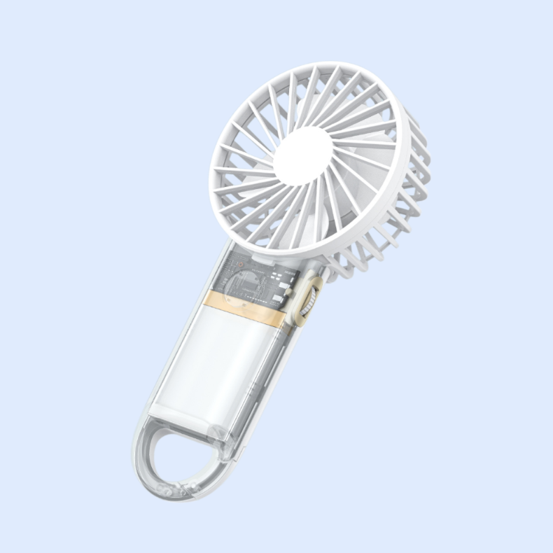 JP手持小風扇手提電風扇數顯戶外風扇