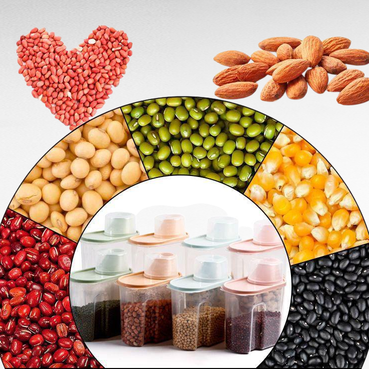 食品グレードの防湿密封米バケツ