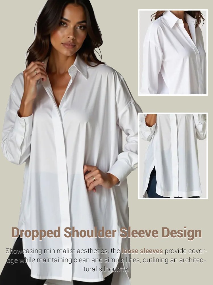 【Forever in Style】High-End Fashionable Multi-Color Loose Versatile Shirt