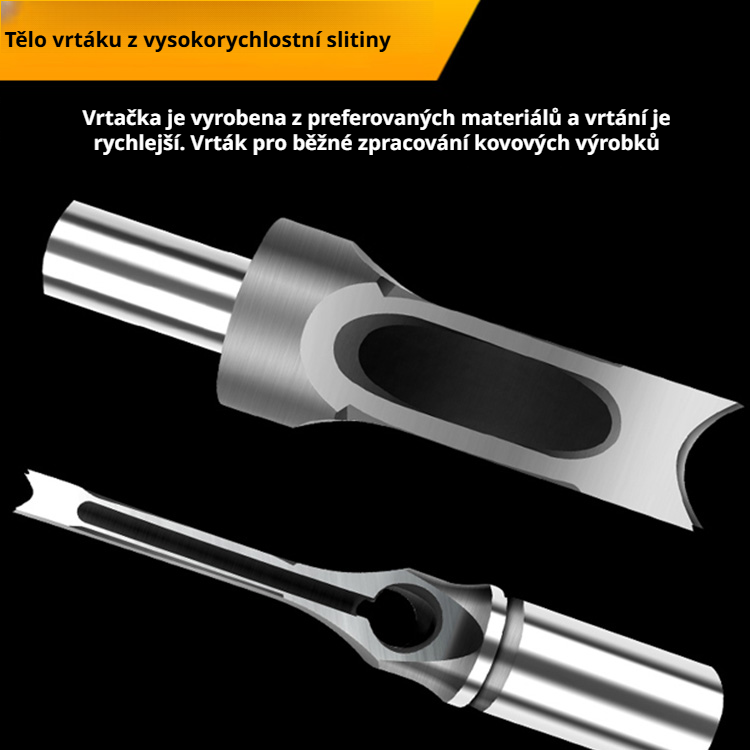 Čtvercový vrták na dřevo 