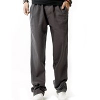 [メンズ綿麻パンツ]夏にぴったりの通気性、速乾性の高い綿素材を使用