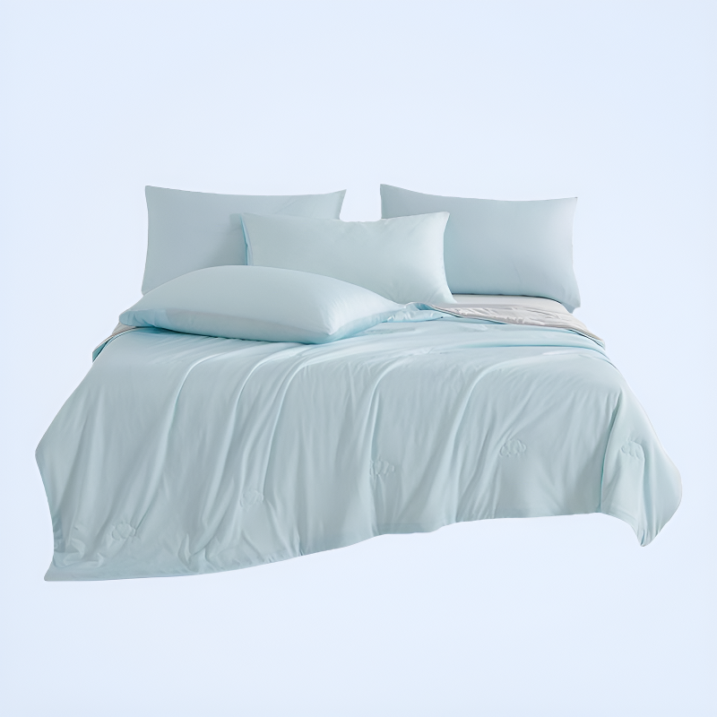 深い眠りをサポートする冷感掛け布団