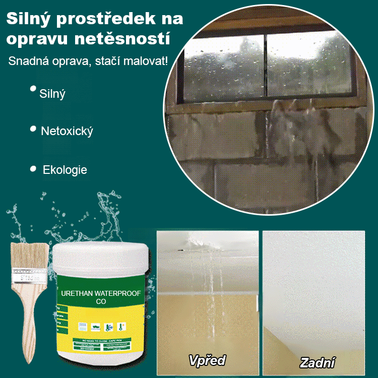 Průhledný vodotěsný zázrak