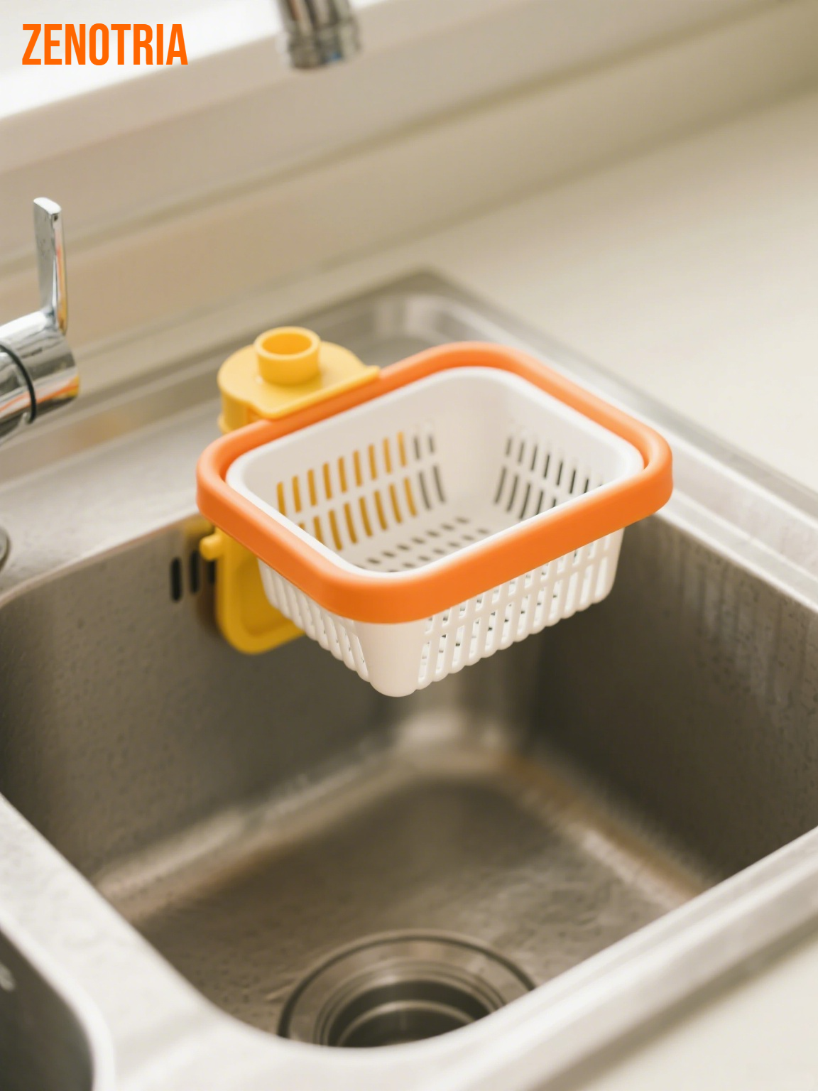 プッシュ式三角コーナー水切りかご