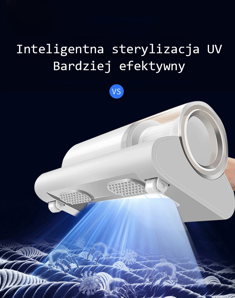 Zbliżenie na filtr odkurzacza antyroztoczowego