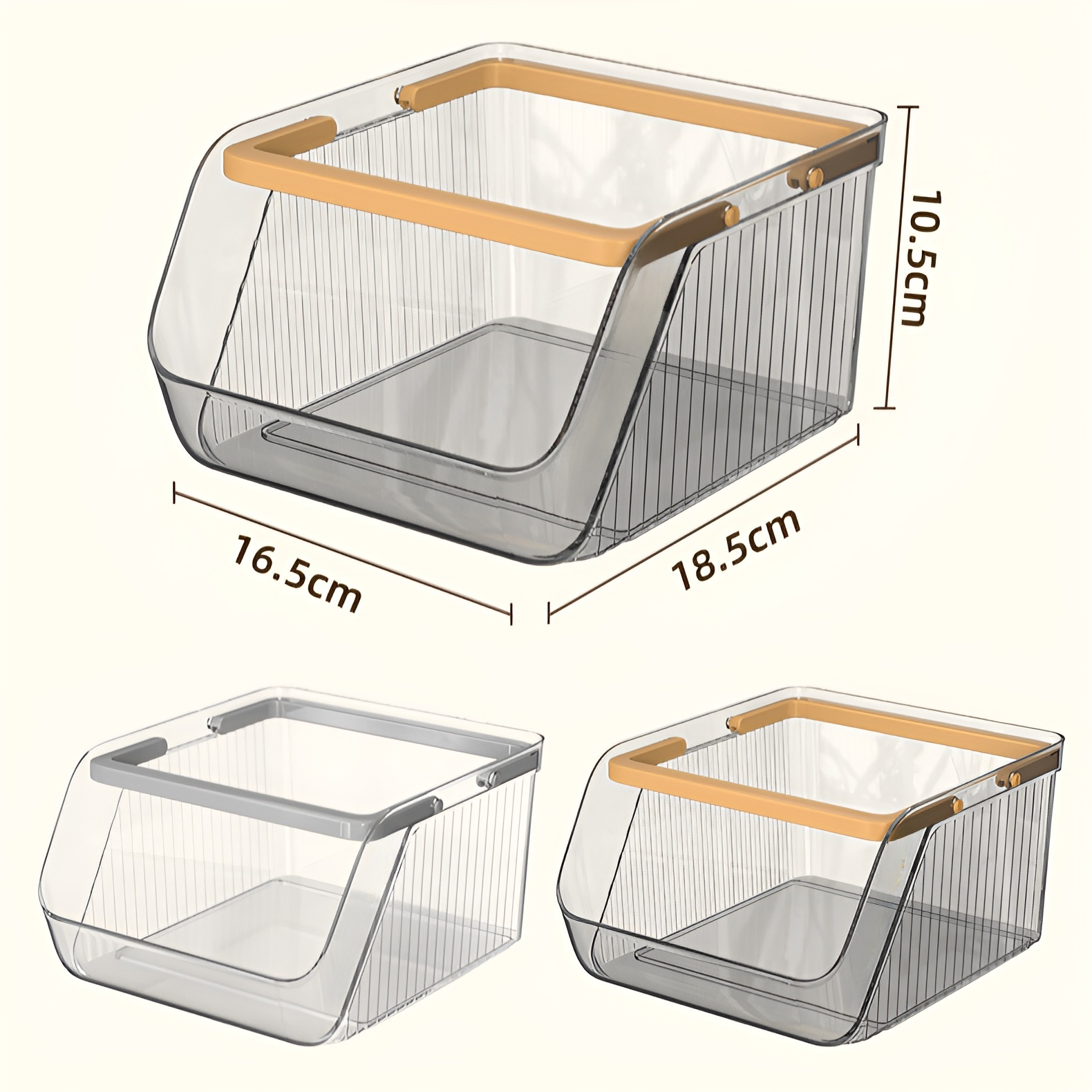 Průhledný akrylový zásuvkový organizér na stůl