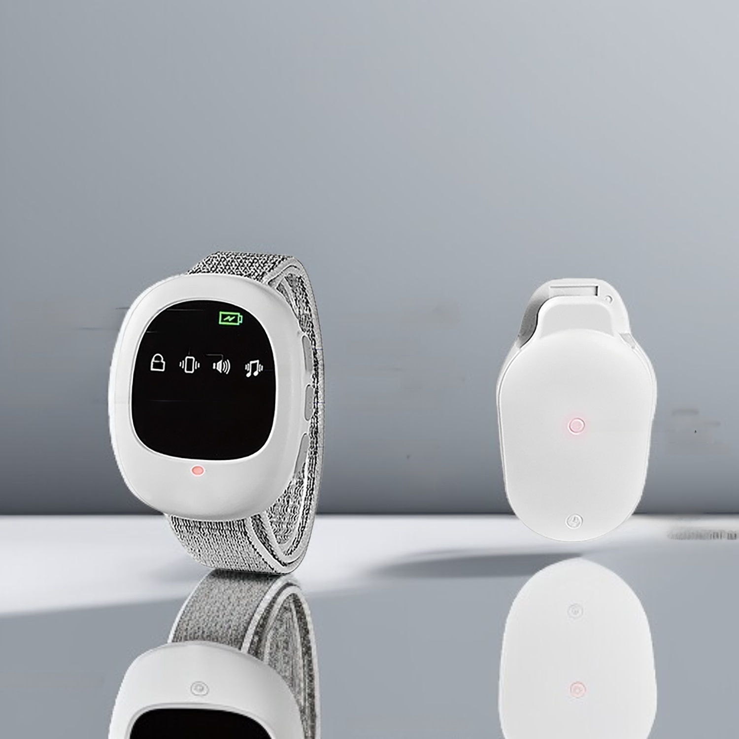 Nouveau bébé personnes âgées alarme de mouillage vibration flash sonnerie rappel alarme d'énurésie a