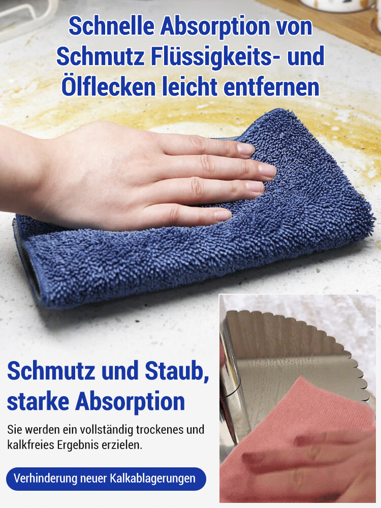 Superabsorbierend】Schnell trocknendes, spurenfreies Handtuch