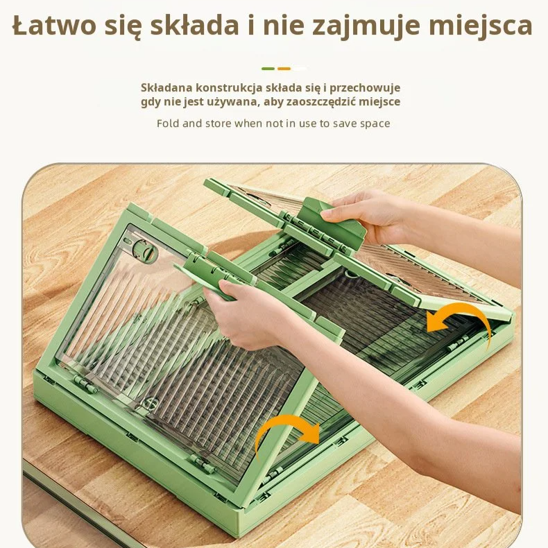 Zagęszczony plastikowy składany schowek na garderobę, kołdra, pudełko do przechowywania zabawek, boc