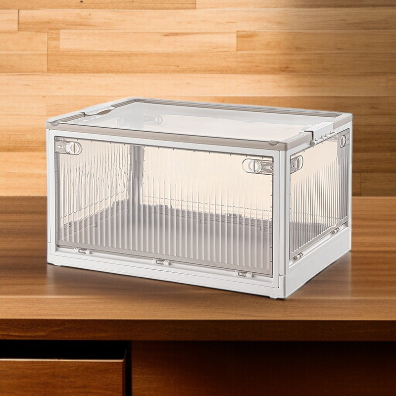 Armario plegable de plástico grueso, caja de almacenamiento para ropa, colcha, caja de almacenamient