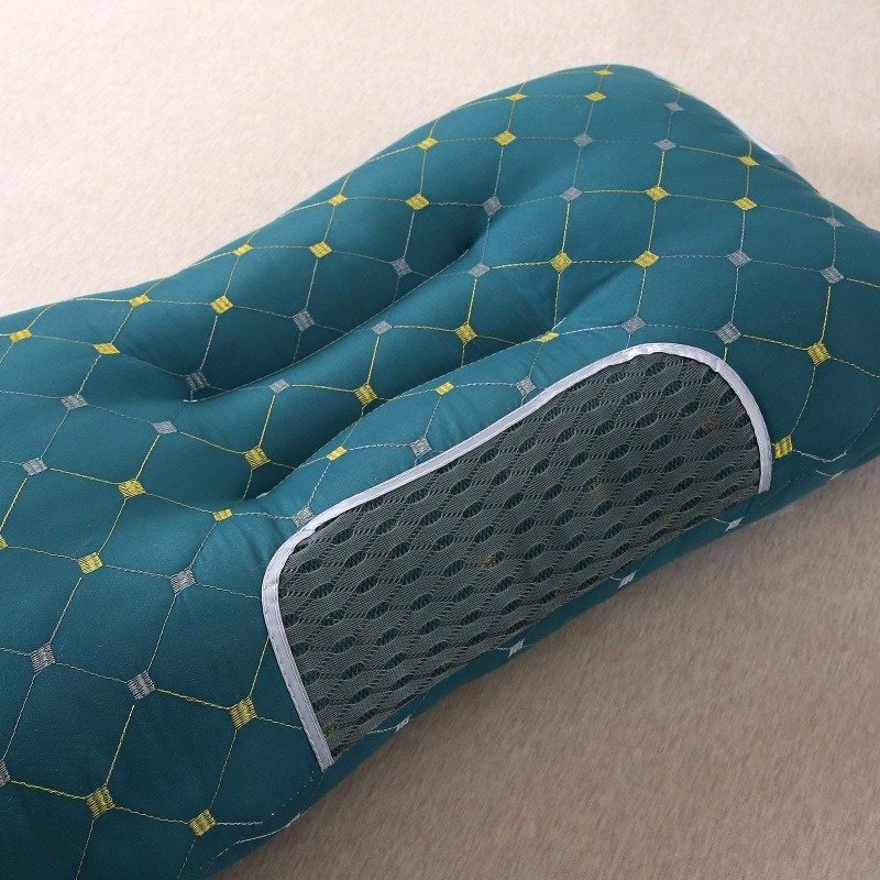 Soft and fluffy pillow with breathable fabric