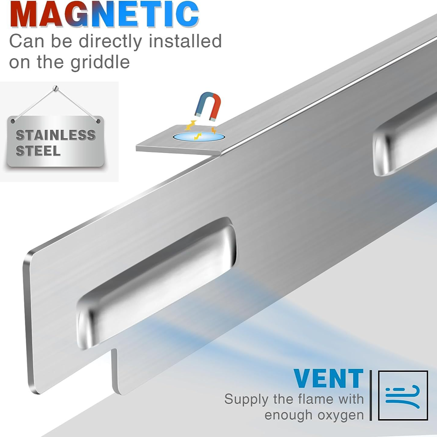 36" Wind Guard For Blackstone Griddle Wind Screen Blackstone Griddle Accessories