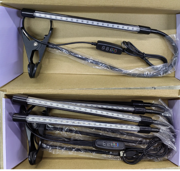 집게로 간편하게 고정하는 식물등