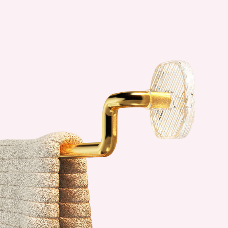 バスルーム用ノパンチ収納ラック ステンレススチールフックセット ペンダント バスタオルホルダー