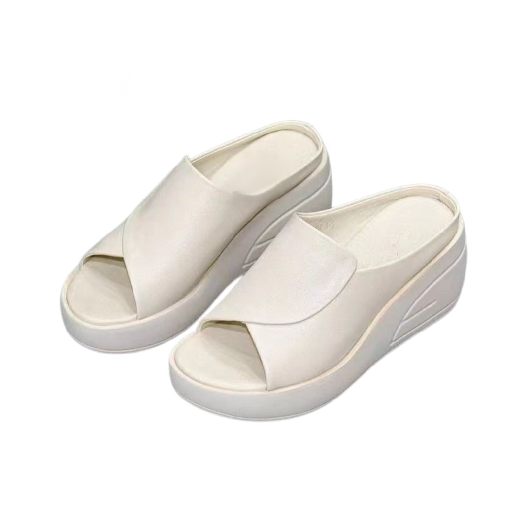 Dicke Sohle schräge Absatz Sandalen für Frauen