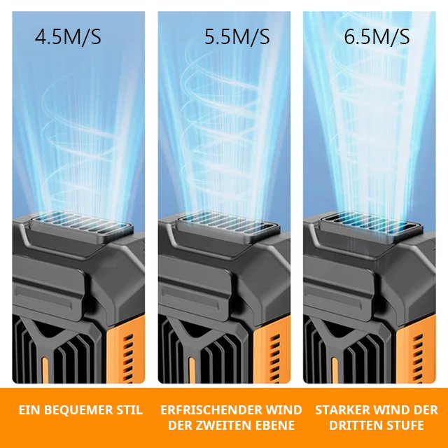 Outdoor Ganzkörper-Kühlgerät【Taschenlampe + Powerbank】mit Gürtel