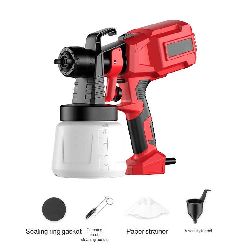 Paint spray gun industrial paint spray machine lithium battery rechargeable wall artifact