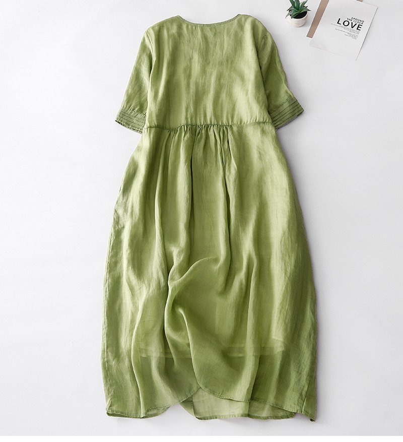 夏にぴったりの軽やかロングスカート