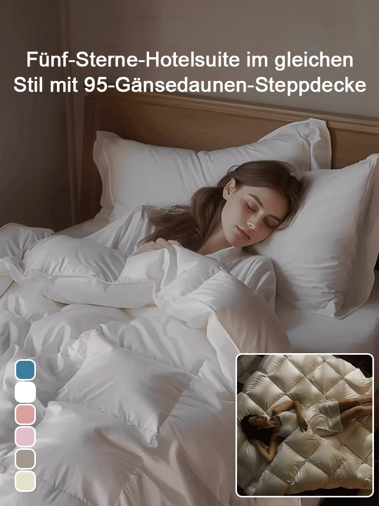 95% weiße Daunendecke