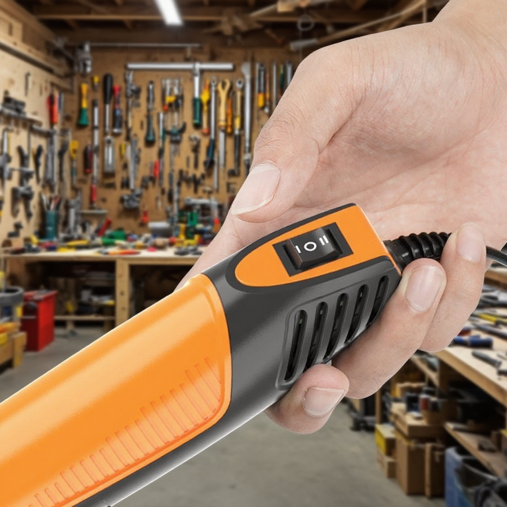 収縮チューブ加工に使うヒートガン