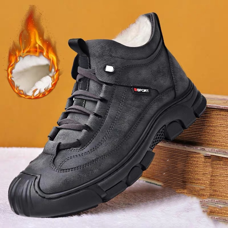 기모 하이탑 면구두