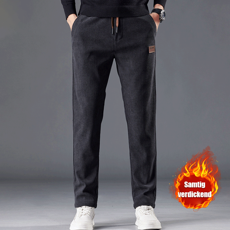 Locker geschnittene Freizeithose für Herbst und Winter.