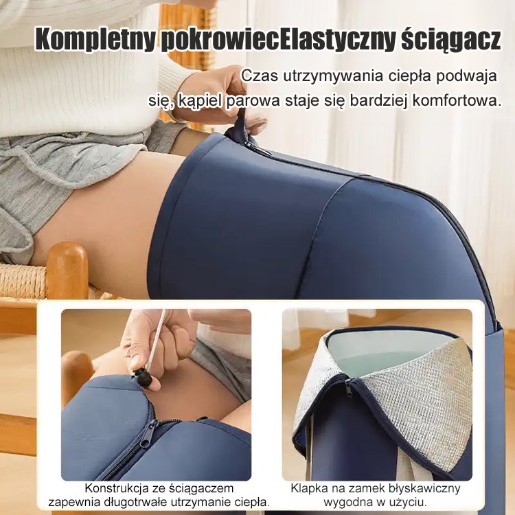 【Narzędzie do usuwania wilgoci】Podgrzewane składane wiadro do moczenia stóp