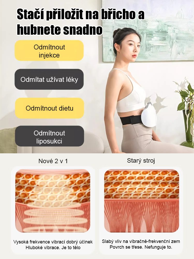 Domácí masážní přístroj na břicho