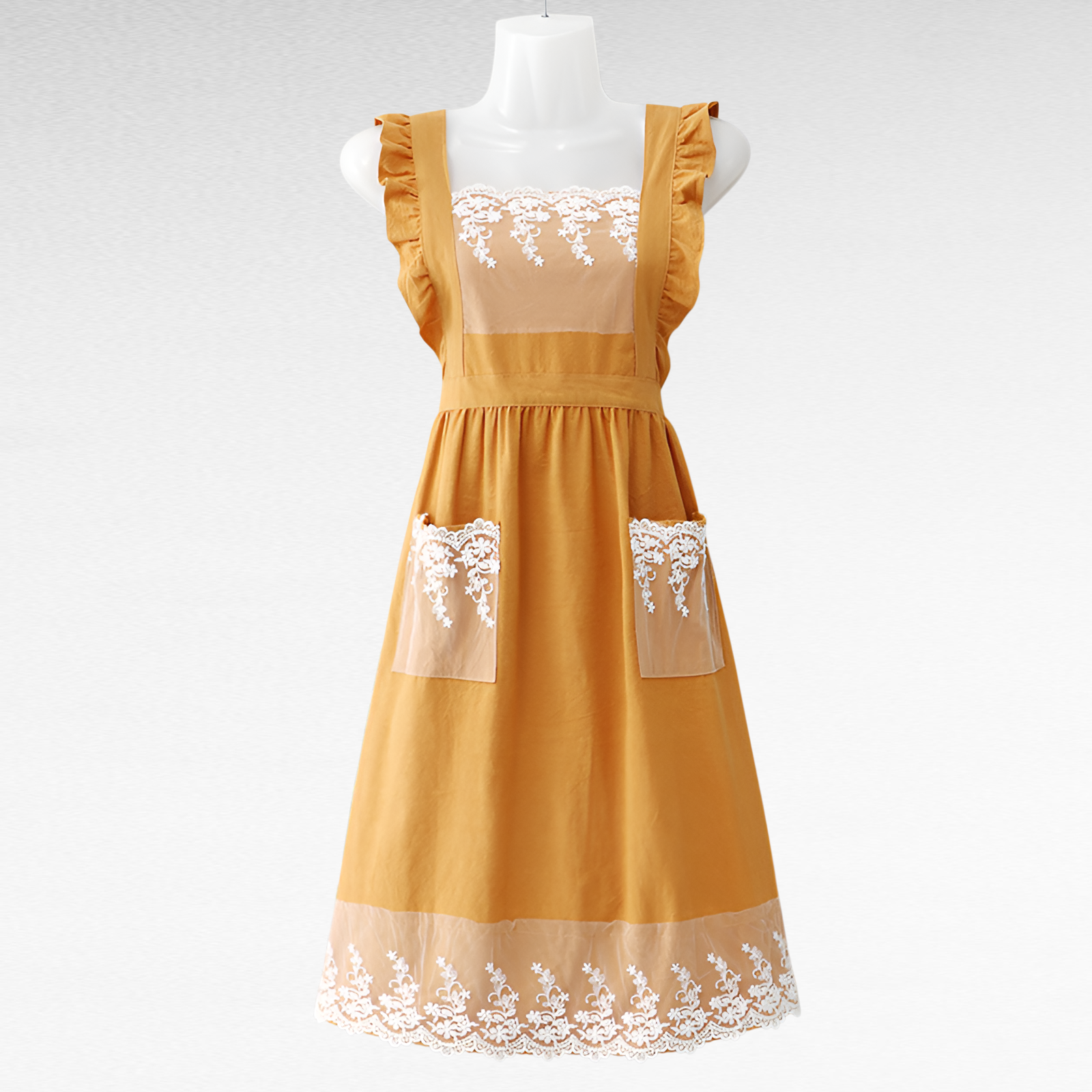 Home Blumenarrangement Japanischer Gartenkittel aus Baumwolle