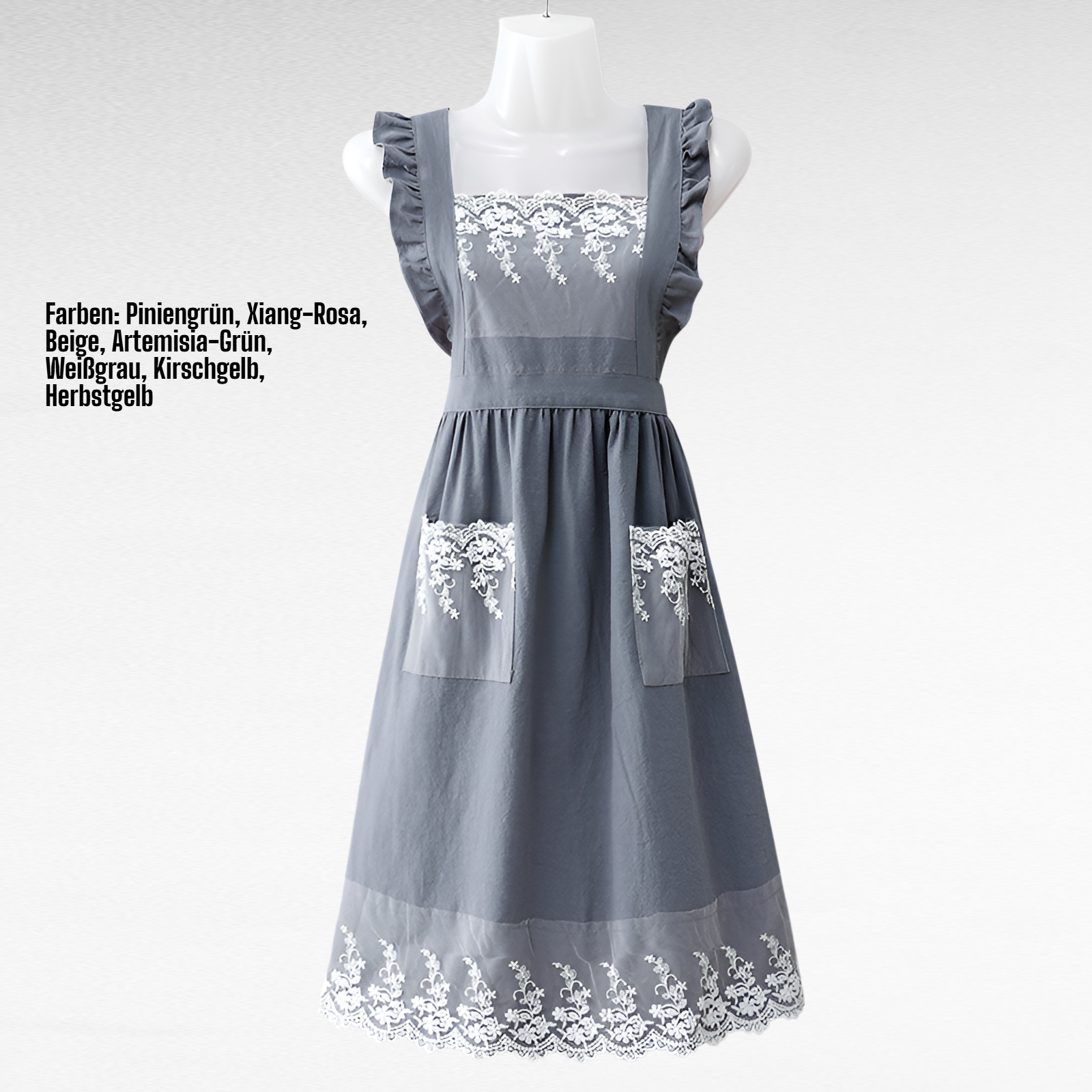 Home Blumenarrangement Japanischer Gartenkittel aus Baumwolle