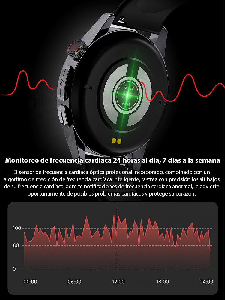Correa de acero Watch4 Pro glucose watch