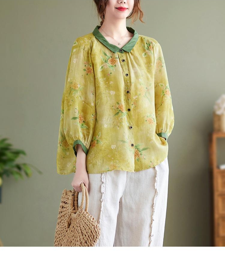 여름 신상 여성 캐주얼 셔츠