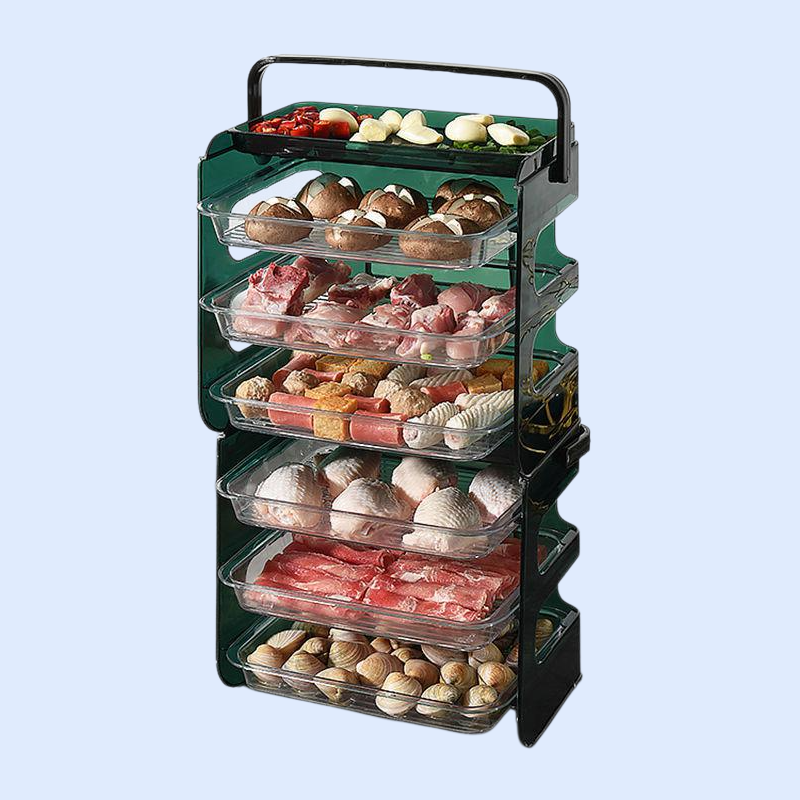 多機能キッチン仕分けプレート重ね収納盘