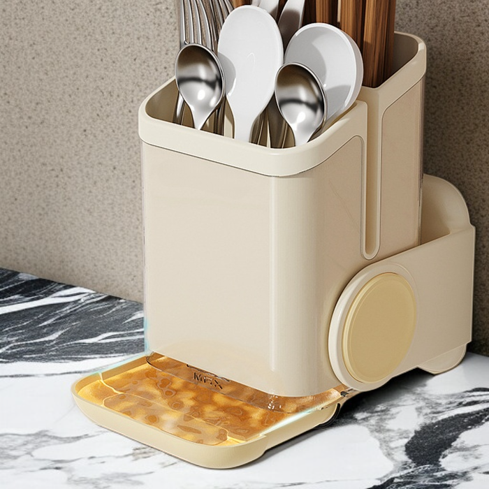 공간 절약형 벽걸이 젓가락 보관함